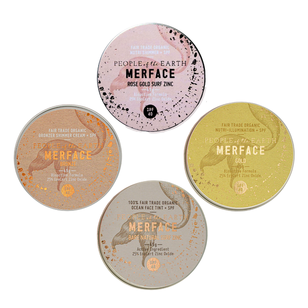 People of the Earth | Merface Bare & Bling Trio | Shimmer Creams