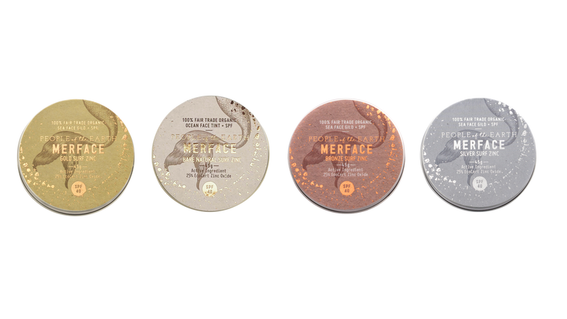 Merface Surf Zincs are specially formulated to be gentle and long lasting on your skin, giving hours of shimmer and spf protection. Reef Safe. Ethically Made. 